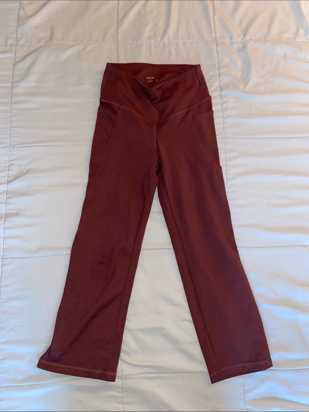 Jockey Burgundy V-Waist Leggings